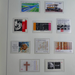 Collection timbres d'Allemagne Fédérale 1990-2007 neufs et oblitérés en album lux. Collection timbres d'Allemagne Fédérale 1990-2007 neufs et oblitérés en album lux.
