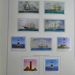 Collection timbres d'Allemagne Fédérale 1990-2007 neufs et oblitérés en album lux. Collection timbres d'Allemagne Fédérale 1990-2007 neufs et oblitérés en album lux.