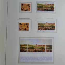 Collection timbres d'Allemagne Fédérale 1990-2007 neufs et oblitérés en album lux. Collection timbres d'Allemagne Fédérale 1990-2007 neufs et oblitérés en album lux.