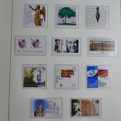 Collection timbres d'Allemagne Fédérale 1990-2007 neufs et oblitérés en album lux. Collection timbres d'Allemagne Fédérale 1990-2007 neufs et oblitérés en album lux.