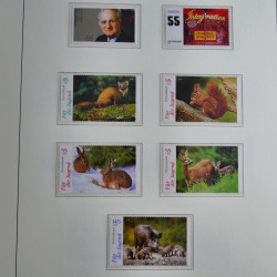 Collection timbres d'Allemagne Fédérale 1990-2007 neufs et oblitérés en album lux. Collection timbres d'Allemagne Fédérale 1990-2007 neufs et oblitérés en album lux.