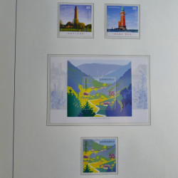 Collection timbres d'Allemagne Fédérale 1990-2007 neufs et oblitérés en album lux. Collection timbres d'Allemagne Fédérale 1990-2007 neufs et oblitérés en album lux.