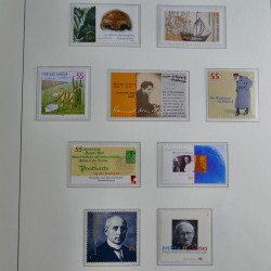 Collection timbres d'Allemagne Fédérale 1990-2007 neufs et oblitérés en album lux. Collection timbres d'Allemagne Fédérale 1990-2007 neufs et oblitérés en album lux.