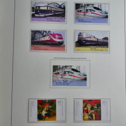 Collection timbres d'Allemagne Fédérale 1990-2007 neufs et oblitérés en album lux. Collection timbres d'Allemagne Fédérale 1990-2007 neufs et oblitérés en album lux.