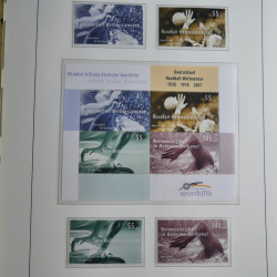 Collection timbres d'Allemagne Fédérale 1990-2007 neufs et oblitérés en album lux. Collection timbres d'Allemagne Fédérale 1990-2007 neufs et oblitérés en album lux.