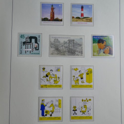 Collection timbres d'Allemagne Fédérale 1990-2007 neufs et oblitérés en album lux. Collection timbres d'Allemagne Fédérale 1990-2007 neufs et oblitérés en album lux.