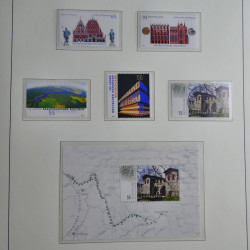 Collection timbres d'Allemagne Fédérale 1990-2007 neufs et oblitérés en album lux. Collection timbres d'Allemagne Fédérale 1990-2007 neufs et oblitérés en album lux.