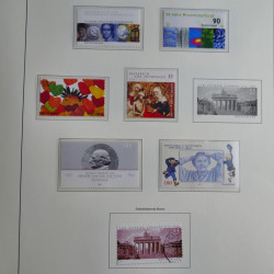 Collection timbres d'Allemagne Fédérale 1990-2007 neufs et oblitérés en album lux. Collection timbres d'Allemagne Fédérale 1990-2007 neufs et oblitérés en album lux.