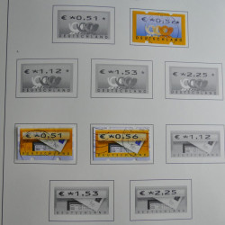 Collection timbres d'Allemagne Fédérale 1990-2007 neufs et oblitérés en album lux. Collection timbres d'Allemagne Fédérale 1990-2007 neufs et oblitérés en album lux.