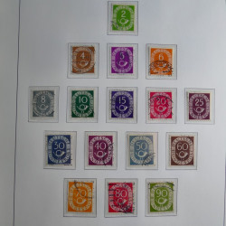 Collection timbres d'Allemagne Fédérale 1949-1989 neufs et oblitérés en album lux. Collection timbres d'Allemagne Fédérale 1949-1989 neufs et oblitérés en album lux.