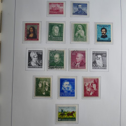 Collection timbres d'Allemagne Fédérale 1949-1989 neufs et oblitérés en album lux. Collection timbres d'Allemagne Fédérale 1949-1989 neufs et oblitérés en album lux.