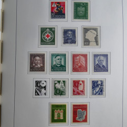 Collection timbres d'Allemagne Fédérale 1949-1989 neufs et oblitérés en album lux. Collection timbres d'Allemagne Fédérale 1949-1989 neufs et oblitérés en album lux.