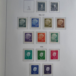 Collection timbres d'Allemagne Fédérale 1949-1989 neufs et oblitérés en album lux. Collection timbres d'Allemagne Fédérale 1949-1989 neufs et oblitérés en album lux.