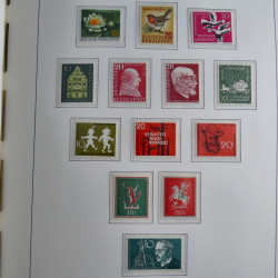 Collection timbres d'Allemagne Fédérale 1949-1989 neufs et oblitérés en album lux. Collection timbres d'Allemagne Fédérale 1949-1989 neufs et oblitérés en album lux.