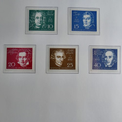 Collection timbres d'Allemagne Fédérale 1949-1989 neufs et oblitérés en album lux. Collection timbres d'Allemagne Fédérale 1949-1989 neufs et oblitérés en album lux.