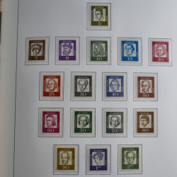 Collection timbres d'Allemagne Fédérale 1949-1989 neufs et oblitérés en album lux. Collection timbres d'Allemagne Fédérale 1949-1989 neufs et oblitérés en album lux.