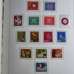 Collection timbres d'Allemagne Fédérale 1949-1989 neufs et oblitérés en album lux. Collection timbres d'Allemagne Fédérale 1949-1989 neufs et oblitérés en album lux.
