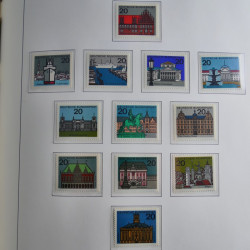 Collection timbres d'Allemagne Fédérale 1949-1989 neufs et oblitérés en album lux. Collection timbres d'Allemagne Fédérale 1949-1989 neufs et oblitérés en album lux.