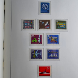 Collection timbres d'Allemagne Fédérale 1949-1989 neufs et oblitérés en album lux. Collection timbres d'Allemagne Fédérale 1949-1989 neufs et oblitérés en album lux.