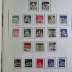 Collection timbres d'Allemagne Fédérale 1949-1989 neufs et oblitérés en album lux. Collection timbres d'Allemagne Fédérale 1949-1989 neufs et oblitérés en album lux.