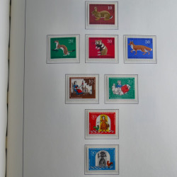 Collection timbres d'Allemagne Fédérale 1949-1989 neufs et oblitérés en album lux. Collection timbres d'Allemagne Fédérale 1949-1989 neufs et oblitérés en album lux.