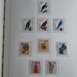 Collection timbres d'Allemagne Fédérale 1949-1989 neufs et oblitérés en album lux. Collection timbres d'Allemagne Fédérale 1949-1989 neufs et oblitérés en album lux.