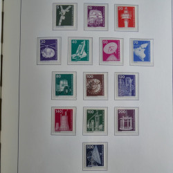 Collection timbres d'Allemagne Fédérale 1949-1989 neufs et oblitérés en album lux. Collection timbres d'Allemagne Fédérale 1949-1989 neufs et oblitérés en album lux.