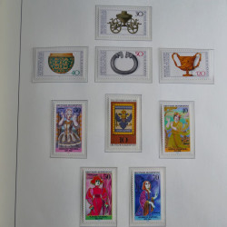 Collection timbres d'Allemagne Fédérale 1949-1989 neufs et oblitérés en album lux. Collection timbres d'Allemagne Fédérale 1949-1989 neufs et oblitérés en album lux.