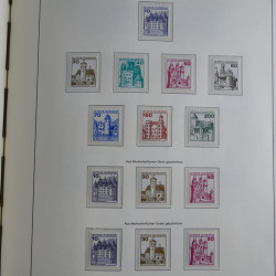 Collection timbres d'Allemagne Fédérale 1949-1989 neufs et oblitérés en album lux. Collection timbres d'Allemagne Fédérale 1949-1989 neufs et oblitérés en album lux.