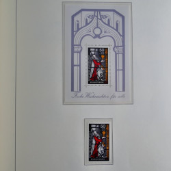 Collection timbres d'Allemagne Fédérale 1949-1989 neufs et oblitérés en album lux. Collection timbres d'Allemagne Fédérale 1949-1989 neufs et oblitérés en album lux.