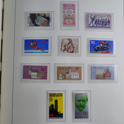 Collection timbres d'Allemagne Fédérale 1949-1989 neufs et oblitérés en album lux. Collection timbres d'Allemagne Fédérale 1949-1989 neufs et oblitérés en album lux.