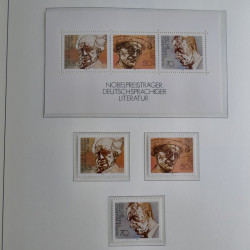 Collection timbres d'Allemagne Fédérale 1949-1989 neufs et oblitérés en album lux. Collection timbres d'Allemagne Fédérale 1949-1989 neufs et oblitérés en album lux.