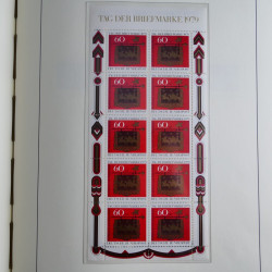 Collection timbres d'Allemagne Fédérale 1949-1989 neufs et oblitérés en album lux. Collection timbres d'Allemagne Fédérale 1949-1989 neufs et oblitérés en album lux.