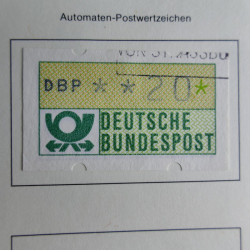 Collection timbres d'Allemagne Fédérale 1949-1989 neufs et oblitérés en album lux. Collection timbres d'Allemagne Fédérale 1949-1989 neufs et oblitérés en album lux.