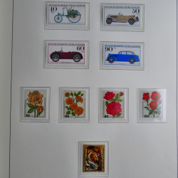 Collection timbres d'Allemagne Fédérale 1949-1989 neufs et oblitérés en album lux. Collection timbres d'Allemagne Fédérale 1949-1989 neufs et oblitérés en album lux.