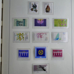 Collection timbres d'Allemagne Fédérale 1949-1989 neufs et oblitérés en album lux. Collection timbres d'Allemagne Fédérale 1949-1989 neufs et oblitérés en album lux.