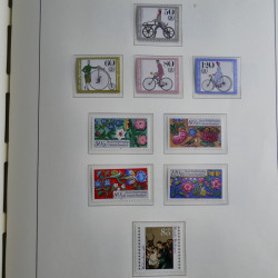 Collection timbres d'Allemagne Fédérale 1949-1989 neufs et oblitérés en album lux. Collection timbres d'Allemagne Fédérale 1949-1989 neufs et oblitérés en album lux.