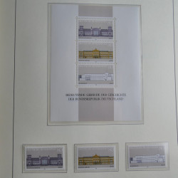 Collection timbres d'Allemagne Fédérale 1949-1989 neufs et oblitérés en album lux. Collection timbres d'Allemagne Fédérale 1949-1989 neufs et oblitérés en album lux.