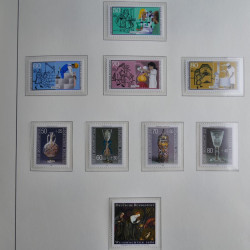 Collection timbres d'Allemagne Fédérale 1949-1989 neufs et oblitérés en album lux. Collection timbres d'Allemagne Fédérale 1949-1989 neufs et oblitérés en album lux.