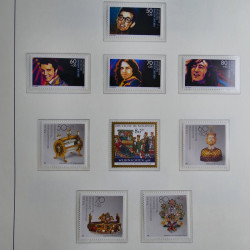 Collection timbres d'Allemagne Fédérale 1949-1989 neufs et oblitérés en album lux. Collection timbres d'Allemagne Fédérale 1949-1989 neufs et oblitérés en album lux.