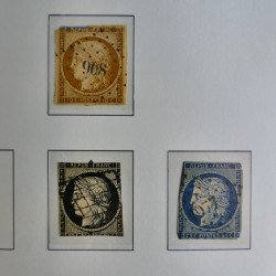 Collection timbres de France 1849-1966 neufs et oblitérés en album lux. Collection timbres de France 1849-1966 neufs et oblitérés en album lux.