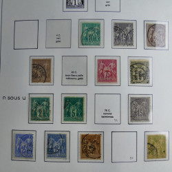 Collection timbres de France 1849-1966 neufs et oblitérés en album lux. Collection timbres de France 1849-1966 neufs et oblitérés en album lux.