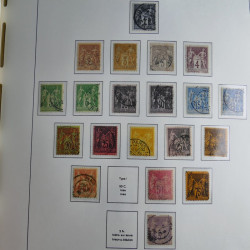 Collection timbres de France 1849-1966 neufs et oblitérés en album lux. Collection timbres de France 1849-1966 neufs et oblitérés en album lux.
