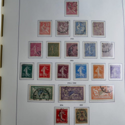 Collection timbres de France 1849-1966 neufs et oblitérés en album lux. Collection timbres de France 1849-1966 neufs et oblitérés en album lux.