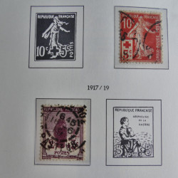 Collection timbres de France 1849-1966 neufs et oblitérés en album lux. Collection timbres de France 1849-1966 neufs et oblitérés en album lux.