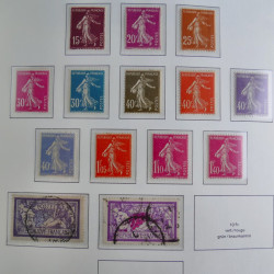 Collection timbres de France 1849-1966 neufs et oblitérés en album lux. Collection timbres de France 1849-1966 neufs et oblitérés en album lux.