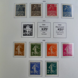 Collection timbres de France 1849-1966 neufs et oblitérés en album lux. Collection timbres de France 1849-1966 neufs et oblitérés en album lux.