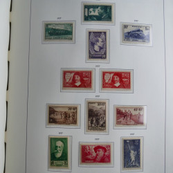 Collection timbres de France 1849-1966 neufs et oblitérés en album lux. Collection timbres de France 1849-1966 neufs et oblitérés en album lux.