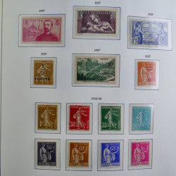 Collection timbres de France 1849-1966 neufs et oblitérés en album lux. Collection timbres de France 1849-1966 neufs et oblitérés en album lux.