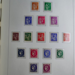 Collection timbres de France 1849-1966 neufs et oblitérés en album lux. Collection timbres de France 1849-1966 neufs et oblitérés en album lux.